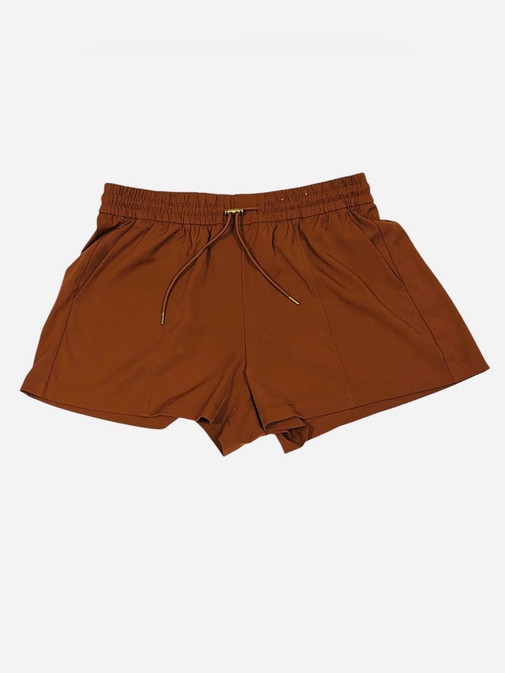 Stylus Women’s Brown Pull On Shorts Elastic Drawstring Waist XXL 2X